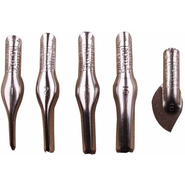 Speedball Linoleum Cutters, Set of 5