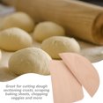 thumbnail image 3 of SHISUYAN Premium Light Brown Dough Cutter for Kitchen Use Synthetic Material Durable and Comfortable Design 2pcs Set, 3 of 9