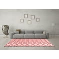 thumbnail image 3 of Ahgly Company Indoor Rectangle Solid Red Modern Area Rugs, 5' x 7', 3 of 4