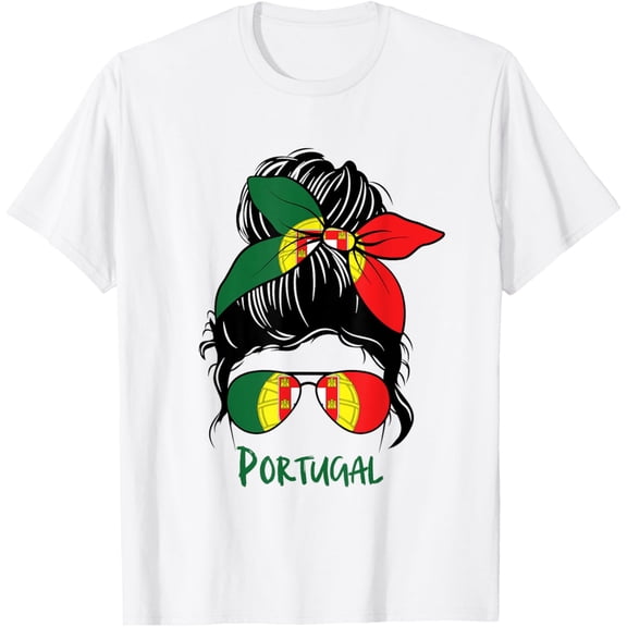 t-shirt Portuguese Girl Portugal Woman Proud Portugal flag T-Shirt mens, woman, white,funny,journey,Crew Neck, Short Sleeve,custom clothing patterns.gift