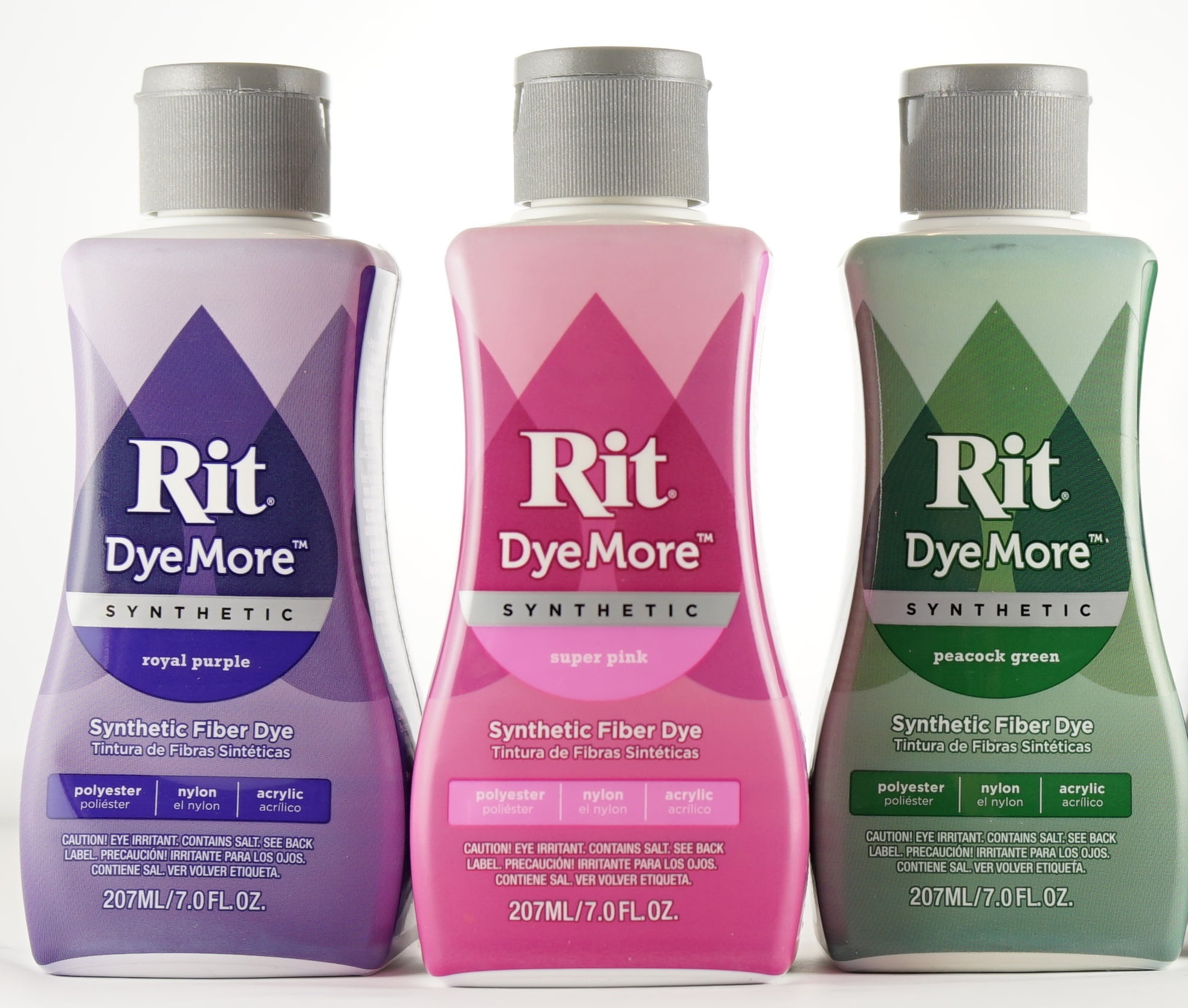Synthetic Rit Liquid Fabric Dye – Polyester, Nylon, & Acrylic Fabrics – 7  FL. OZ. – Super Pink
