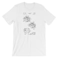 thumbnail image 1 of Mighty Circus Toy Boxers Patent T-Shirt - White, Small, 1 of 2