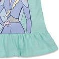 thumbnail image 5 of Disney Frozen Elsa Princess Anna Toddler Girls Peplum T-Shirt and Shorts Outfit Set Infant to Little Kid, 5 of 5