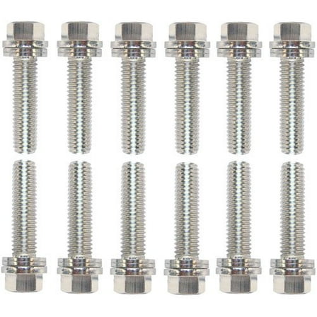 Proform 66755 PFM66755 WEDGE-LOCKING HEADER BOLTS LS, 1.181INL x 8mm, 12 PIECES Fits select: 1999-2019 CHEVROLET SILVERADO, 1997-2014 CHEVROLET TAHOE