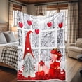 thumbnail image 6 of Kbndieu Valentines Day Decorations Throw Blanket, Soft Fluffy Fuzzy Cozy Blankets for Women Girlfriend Sweetheart Valentines Day Gifts, Lightweight Warm Flannel Blanket for Couch Bed, 30x39 inches, 6 of 6