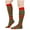 Green, variant on Tuphregyow Winter Warm Striped Calf and Knee Socks for Women and Men Universal Mid calf Cotton Socks Control,Athletic Comfort,Cushioning Ideal for Casual Ankle Running and Outdoor Purple Free Size
