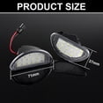 thumbnail image 4 of 2pcs compatible with Toyota Aygo Mk1 2005 2006 2007 2008 2009 2010 2011 2012 2013 2014 18 Smd Led Car Licence Number Plate Light Lamp White, 4 of 5