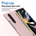 thumbnail image 4 of Dteck Case for Samsung Galaxy Z Fold 3 with Slim S Pen,Luxury PC Case Built-in Front Screen Protector Full Body Protective Cover for Galaxy Z Fold 3 5G,Pink, 4 of 8