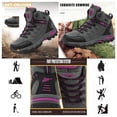thumbnail image 5 of asdoklhq Sneakers for Women,Women Outdoor Sports Climbing Hiking Shoes Waterproof Trekking Sneakers, 5 of 9