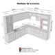 thumbnail image 3 of Cocina Integral Completa Modular Madesa Glamy 549cm Blanco, 3 of 10