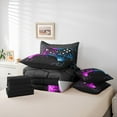 thumbnail image 6 of Castle Fairy Teens Blue Purple Gamepads 7-Piece Twin Bedding Sets,Geometric Honeycomb Bedding Comforter Set,Abstract Gradient Breathable Sheet Sets,Super Cozy Room Decor, 6 of 8