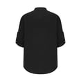 thumbnail image 5 of HUPOM Cardigan Men Button Long Sleeve Button Down Casual Solid Sweaters For Men Black 4XL(US:16), 5 of 7