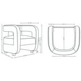 thumbnail image 3 of Modern Amirah Velvet Accent Chair in Black, 3 of 7