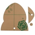 thumbnail image 1 of Conjunto de plantillas de cuero hechas a mano, acrílico transparente, funda para ratón, herramienta artesanal, 1 of 5