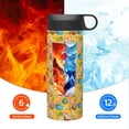 thumbnail image 6 of Fuzoiu Easter Print 18oz Insulated Sports Kettle, Outdoor Sport Gym Stainless Steel Water Bottle With Straw Lid, 6 of 8