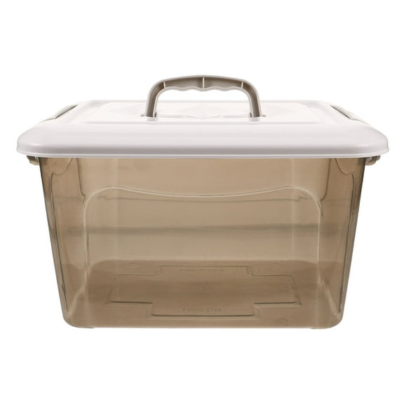 MUSEYA Portable Plastic Storage Box with Handle for Tools Painting Stationery and Parts