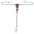 thumbnail image 3 of WZXFASHION Water Waist Chain Nightclub Sexy Body Chain Fun Jewelry Body Chain Intimates Silver One Size, 3 of 7