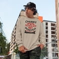 thumbnail image 2 of Chubby Tattooed Bearded Awesome, Man with a Tattoo & Beard, Sand Crewneck Sweatshirt, 3XL, 2 of 2