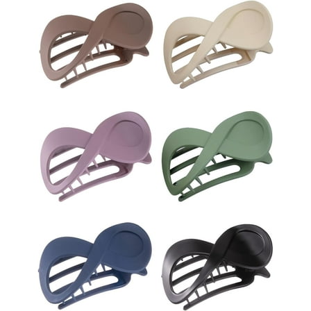 Hair Clips 6 Pcs Claw Clips For Thick Hair, Non-Slip Hair Claw Clips French Style Hair Claws Hair Accessories For Women