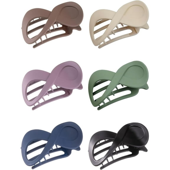 Hair Clips 6 Pcs Claw Clips For Thick Hair, Non-Slip Hair Claw Clips French Style Hair Claws Hair Accessories For Women