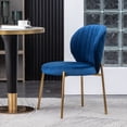 thumbnail image 3 of Newboti Furniture Amoa Contemporary Velvet Upholstery Dining Chair, Blue BN.0105, 3 of 15