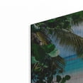 thumbnail image 2 of Luxe Metal Art 'Window to Paradise' by Lizzy Davis, Metal Wall Art, 24"x12", 2 of 7