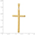 thumbnail image 3 of 14k Fancy Textured Cross Pendant, 3 of 3