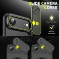 thumbnail image 4 of ELEHOLD for iPhone 17 Air Rugged Magnetic Case, Compatible with Mag Safe Accessory Stand Magnetic Ring Holder Len Protective Cover Rugged Heavy Duty Protective Case Cover,Black, 4 of 10