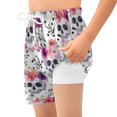 thumbnail image 4 of joogoo Skull Roses Flower-p3 Boys Swim Trunks Beach Swimsuit Shorts Boxer 5-6T, 4 of 8