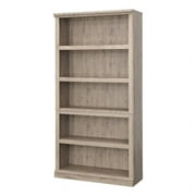 Pemberly Row Modern Engineered Wood 5-Shelf Bookcase in Laurel Oak