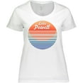 thumbnail image 3 of Inktastic Lake Powell Retro Sunset Women's Plus Size T-Shirt, 3 of 5