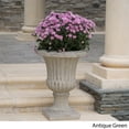 thumbnail image 1 of Antique Green Italian 26-inch Urn Planter, 1 of 4