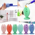 thumbnail image 3 of FFENYAN Unique Design Storage Rack Silicone Toothbrush Protective Cover Portable Outdoor Travel Toothbrush Cover Toothbrush Shelf Standing ToothBrush Cover Cap Stand, 3 of 4