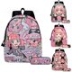 thumbnail image 2 of Mochila familiar de espía de Anime, mochilas escolares para estudiantes, mochila para niños y niñas con estuche para lápices, bolsa de viaje para Cosplay, mochila, regalo para niños hola suerte  unisex, 2 of 2