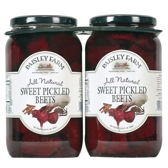 Paisley Farm Sweet Pickled HP29 Beets (35.5 oz. jars, 2 pk.)