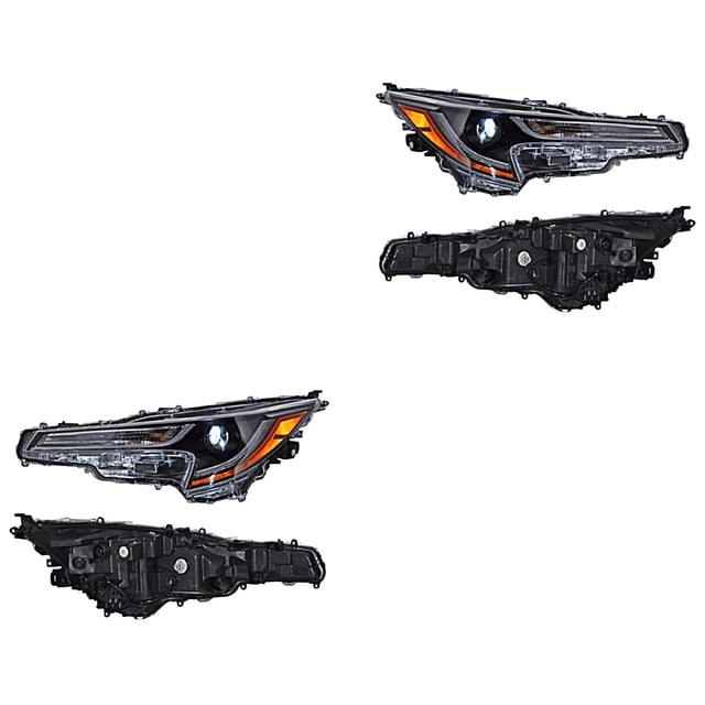 Par de Faros TYC Corolla 2020 C/leds