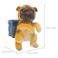 thumbnail image 4 of Flower Pot Hanger Cute Animal Ornament Resin Dog Decoration Planter Dog Hanger, 4 of 6
