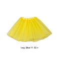 thumbnail image 3 of Sonducket tutú Traje de baile Vestidos de niña Ropa para ocasiones especiales con buen rendimiento Decoración de fiesta para niños Lago azul Prendas para la parte inferior del cuerpo Amarillo, 3 of 6