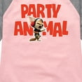 thumbnail image 3 of Disney - Party Animal - Toddler & Youth Girls Raglan Graphic T-Shirt, 3 of 5
