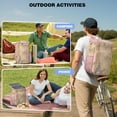 thumbnail image 4 of Tower Pink Cooler Backpack Insulated Waterproof Leak Proof Insulated Cooler Backpack Lightweight Lunch Picnic Camping Backpack Cooler for Office Workers Outdoor Enthusiasts, 4 of 6