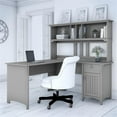 thumbnail image 2 of Bush Furniture Salinas Bureau en L 60W avec Huche, Gris Cape Cod, 2 of 7