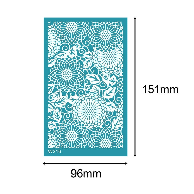 Silk Screen Stencils for Polymer Clay Reusable Silkscreen Print