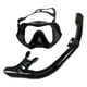 thumbnail image 1 of Set de Snorkel Pro Cola Máscara de Buceo Gafas de natación Equipo de snorkel seco 180 Negro Negro, 1 of 8