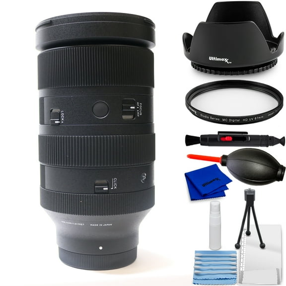 Sigma 28-105mm f/2.8 DG DN Art Lens (Ultimaxx E) 636965 - 7PC Accessory Kit