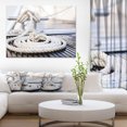 thumbnail image 1 of White Nautical Mooring Rope - Modern Landscape Canvas Art, 1 of 3