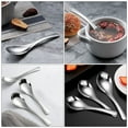thumbnail image 4 of cucharas resistentes para sopa, café, mesa, cubiertos, sopas, salsas, guisos, cereales y salsas., 4 of 5