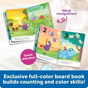 Learning Resources Spike and Friends Counting & Colors Book Set -Toddler Activities, Color Teaching Toys, Age 18 Months+