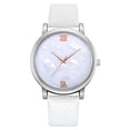thumbnail image 1 of Lvpai Reloj de Cuarzo de aleación Informal de Moda para Mujer Relojes de Pulsera para niñas con Banda de Cuero (Blanco), 1 of 1
