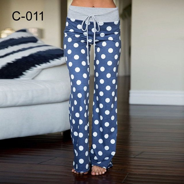 RWJDXD Pantalon de Plage Ample et Confortable pour Femmes, Imprimé Floral, Large, Mode Été