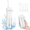 White, variant on VIIWII Portable Water Flosser for Teeth Mini Cordless Rechargeable with 4 Modes,IPX7 Waterproof,200ML Large Tank,Oral Irrigator for Travel Home Use,Pink